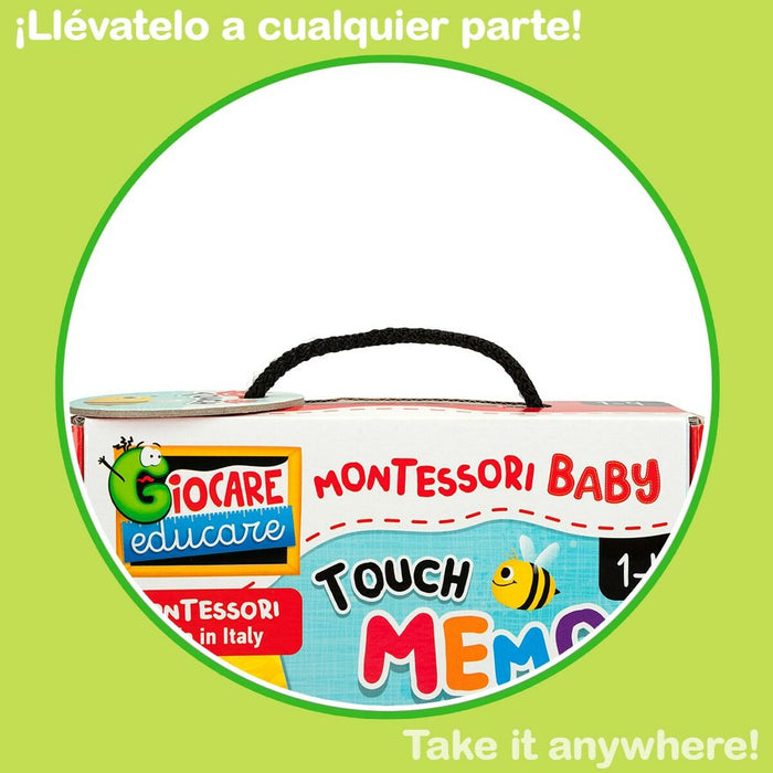 Joc de Memorie Lisciani Puzzle pentru Copii Tactil 24 Piese