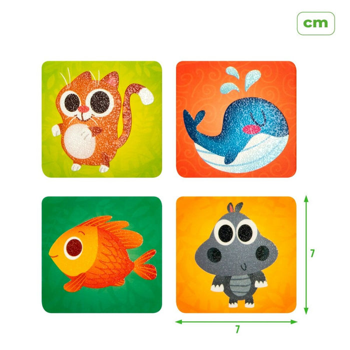 Joc de Memorie Lisciani Puzzle pentru Copii Tactil 24 Piese