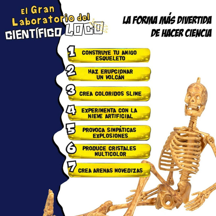 Joc de știință Lisciani El gran laboratorio del científico loco ES (4 Unități)