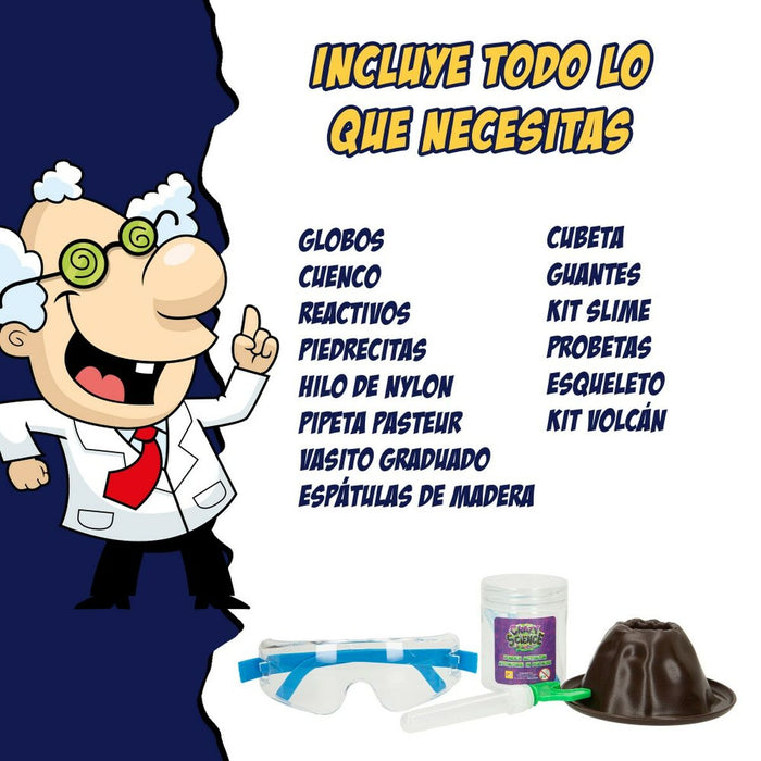 Joc de știință Lisciani El gran laboratorio del científico loco ES (4 Unități)