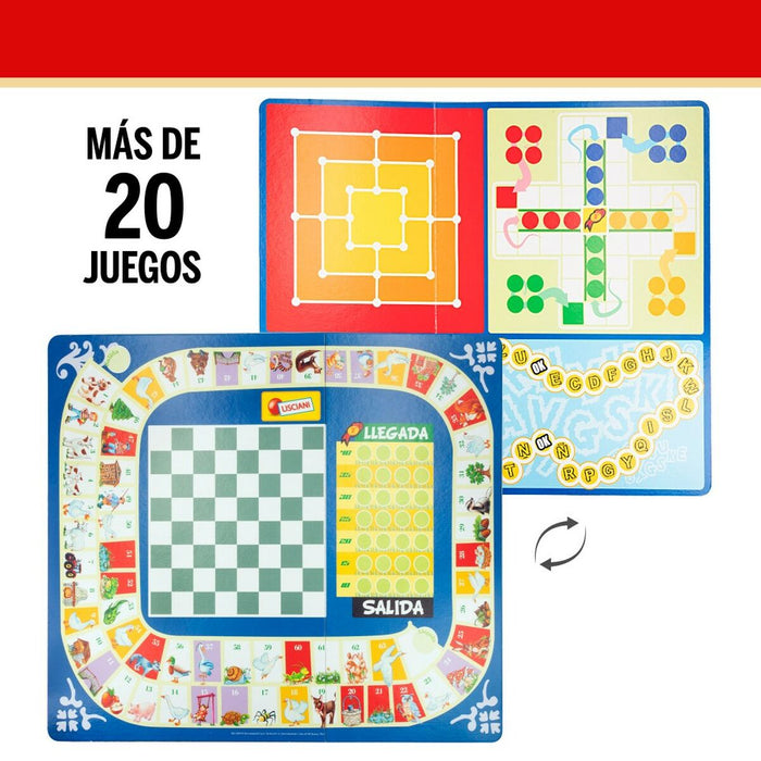 Joc de Masă Lisciani Juegos reunidos ES 40 x 0,1 x 33 cm (12 Unități)