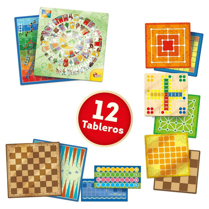 Joc de Masă Lisciani Juegos reunidos ES 26 x 1 x 26 cm (10 Unități)