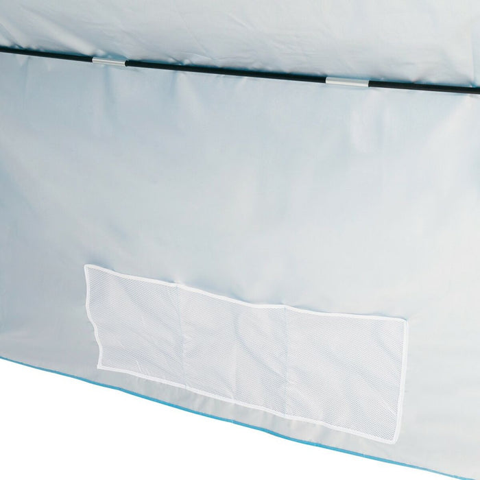 Copertină Aktive Albastru Plajă Poliester 360 x 120 x 150 cm