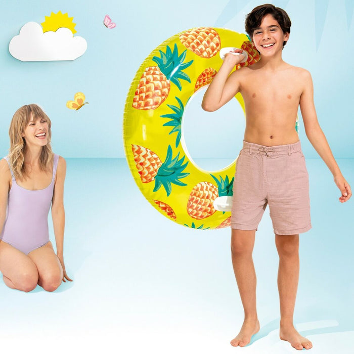 Colac Gonflabil Gogoașă Intex Tropical Fruits Ø 107 cm (12 Unități)