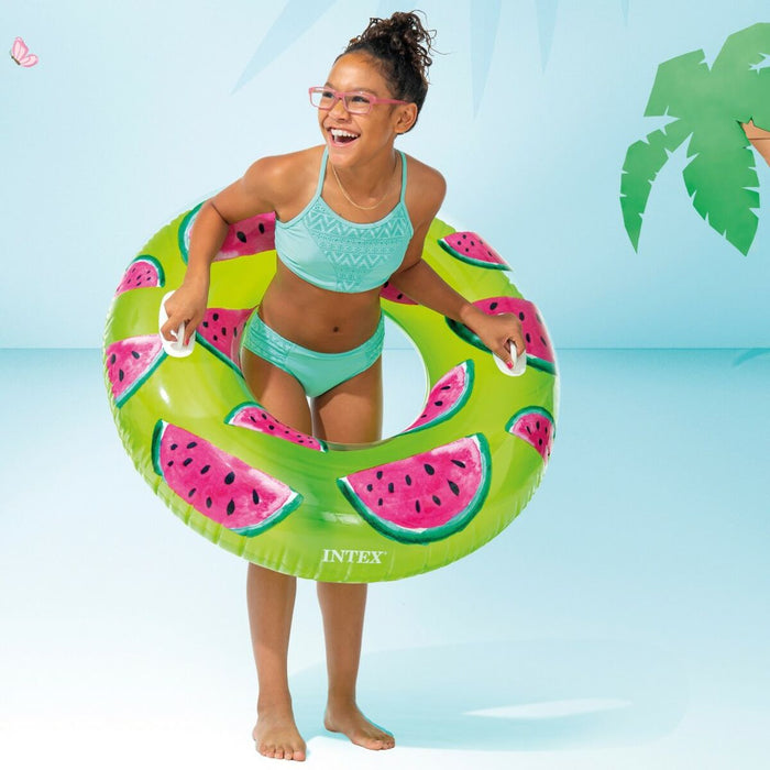 Colac Gonflabil Gogoașă Intex Tropical Fruits Ø 107 cm (12 Unități)