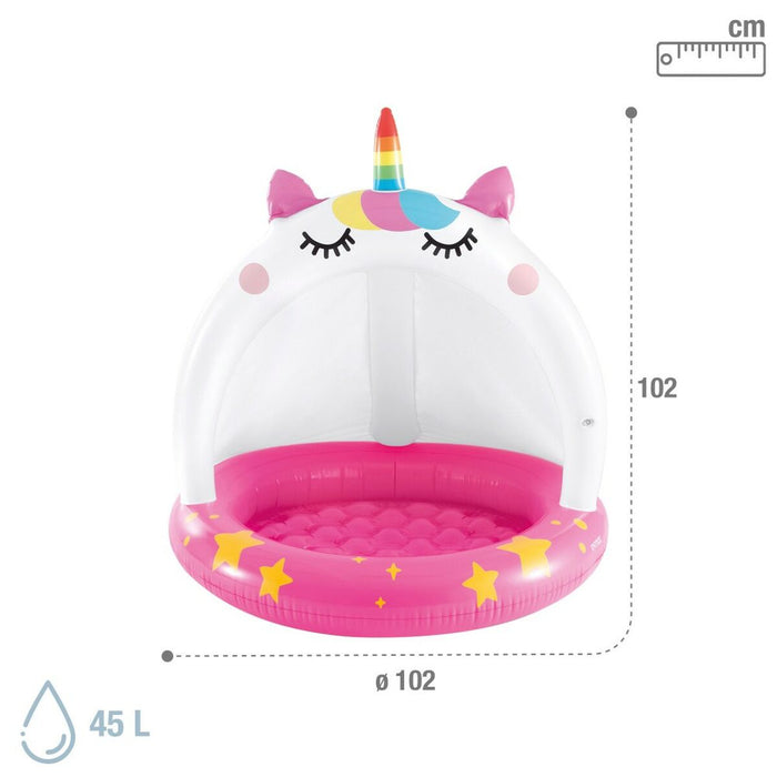 Piscină Gonflabilă pentru Copii Intex Cric Unicorn 101 x 102 x 102 cm (6 Unități)