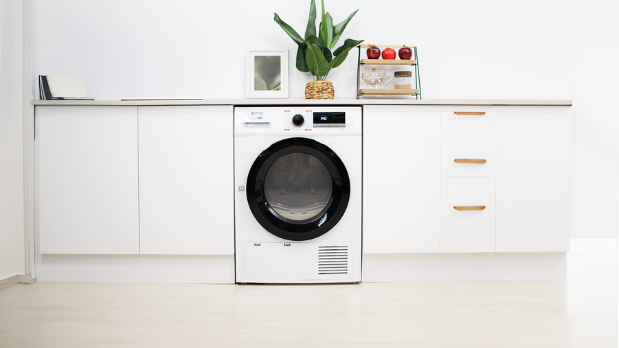 Uscător de rufe cu condensare Cecotec EVVO Nature S8CX, 8 kg, 16 programe, negru