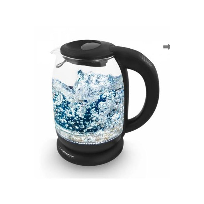 Fierbător Esperanza EKK027 Negru Sticlă Plastic 2200 W 1,7 L