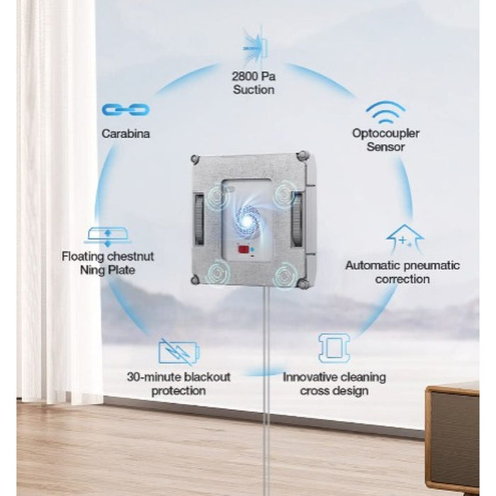 Robot Inteligent pentru Curățarea Geamurilor ECOVACS Winbot W1 PRO 650 mAh