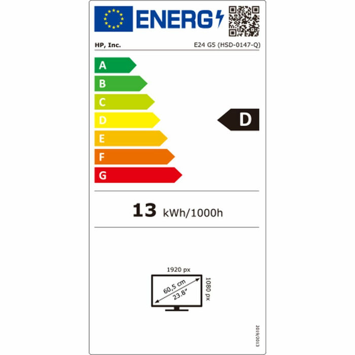 Monitor HP E24 G5 23,8" Full HD LED IPS Flicker free 75 Hz