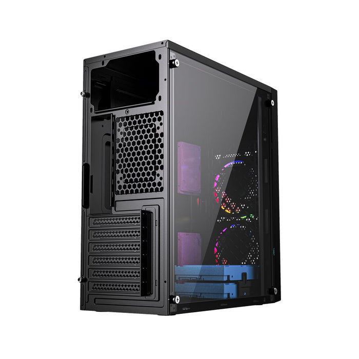 Unitate Semi-tower ATX GEMBIRD CCC-FC-M100RGB Negru Multicolor