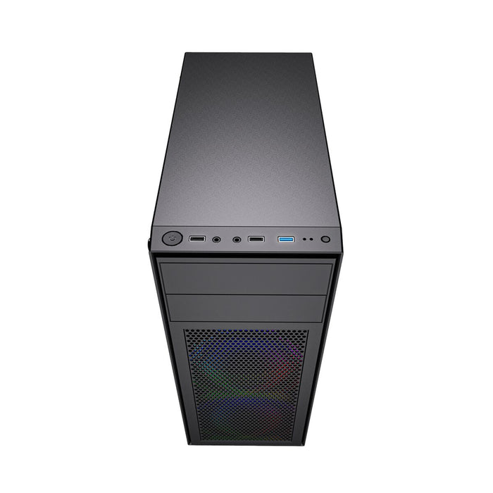 Unitate Semi-tower ATX GEMBIRD CCC-FC-M100RGB Negru Multicolor