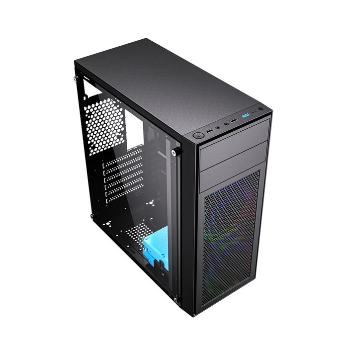 Unitate Semi-tower ATX GEMBIRD CCC-FC-M100RGB Negru Multicolor