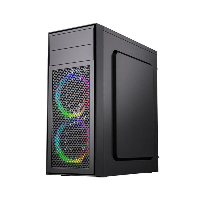 Unitate Semi-tower ATX GEMBIRD CCC-FC-M100RGB Negru Multicolor