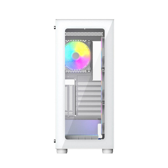 Unitate Semi-tower ATX GEMBIRD CCC-FC-X450MAX-W Alb Multicolor