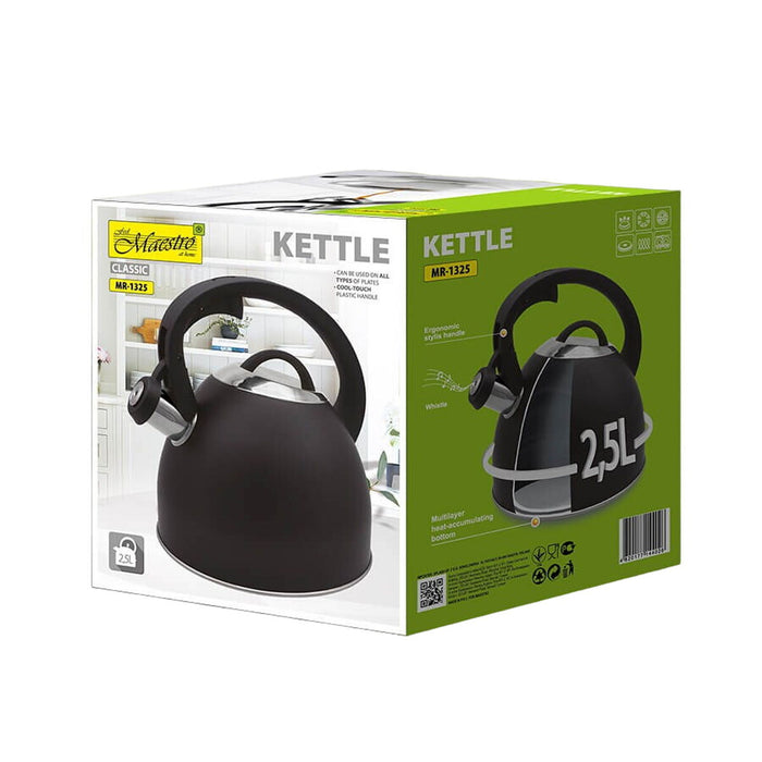 Ceainic Feel Maestro MR-1325 Negru Oțel inoxidabil 2,5 L