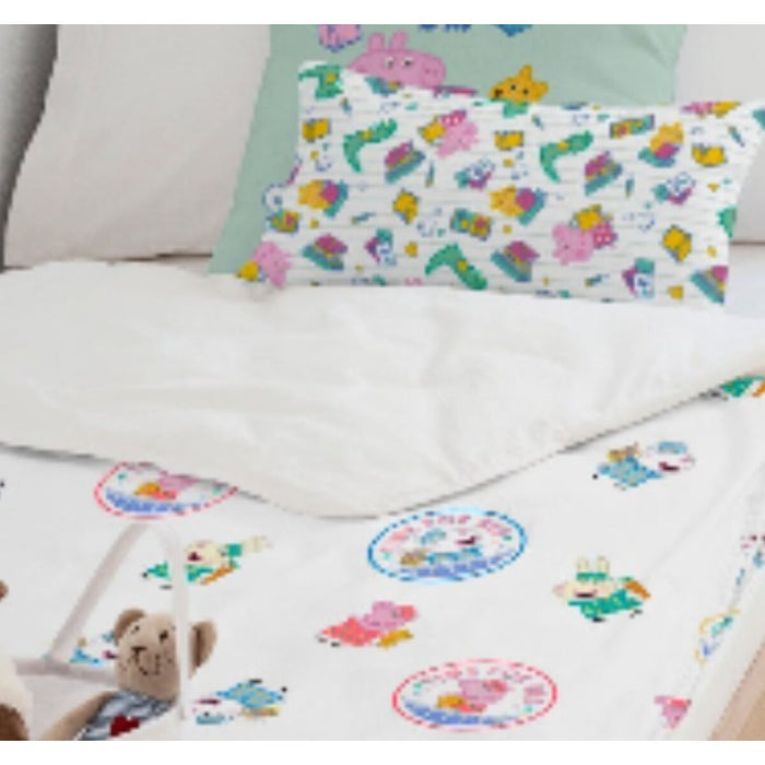 Pilotă cu fermoar Peppa Pig Time Bed Multicolor (90 cm)