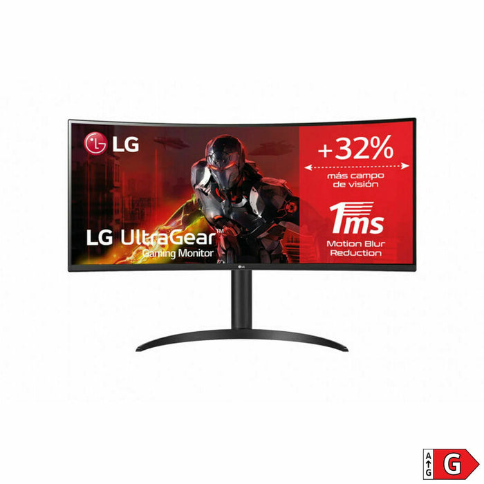Monitor Gaming LG 34WP75CP-B 34" Wide Quad HD Curbat LED