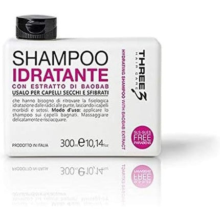 Șampon Hidratant cu Extract de Baobab, Faipa Three, 300ml