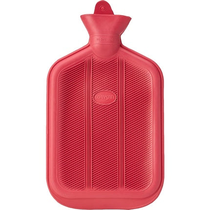 Bolsa de apă caldă Corysan Lined 2L, design carouri roșu-negru