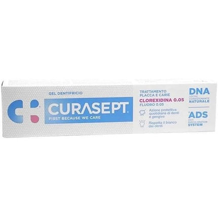 Dentifrice Gel Curasept, Clorhexidină 0.05% cu Fluor și ADS, 75ml