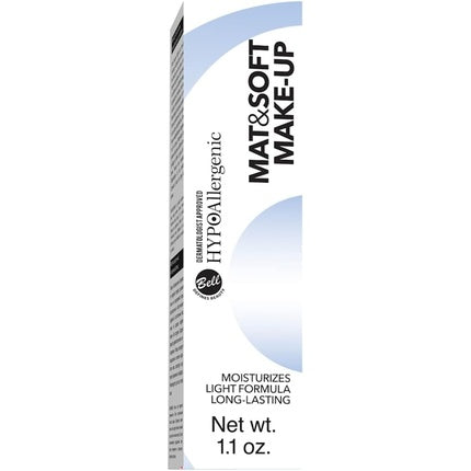 Baza de machiaj Bell HypoAllergenic Mat&Soft, Sunny Bend, 30g, hidratare, finisaj mat