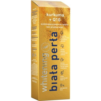 Pasta de dinți Biala Perla cu Kurkuma și Q10, albire