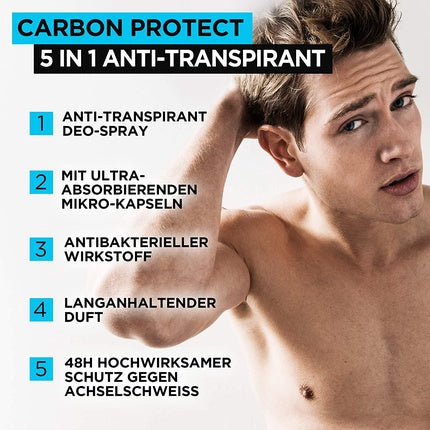Deodorant spray L'Oréal Men Expert Carbon Protect 150ml