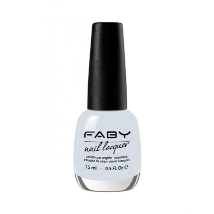 Smalt pentru unghii Faby Nail Lacquer Lightness, alb, 15ml