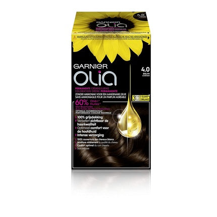 Vopsea de păr Garnier Olia, castaniu închis