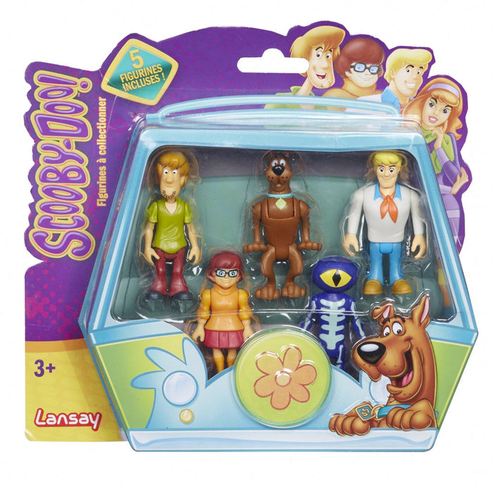 Set de figurine Scooby-Doo, colecția Scooby-Doo, 5 figurine de 7 cm, 3+ ani