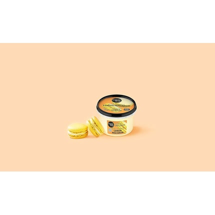 Soufflé de corp Organic Shop Lemon Macaron, 250ml