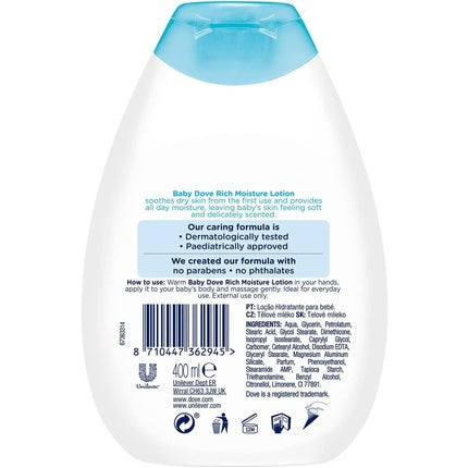 Loțiune Baby Dove Rich Moisture 400ml