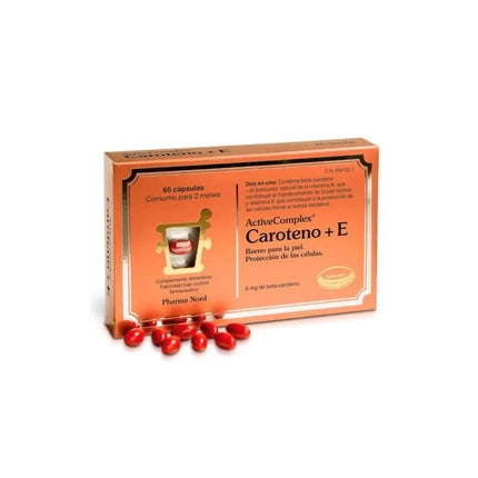 Supliment alimentar Pharma Nord Activecomplex Carotene E, 60 capsule