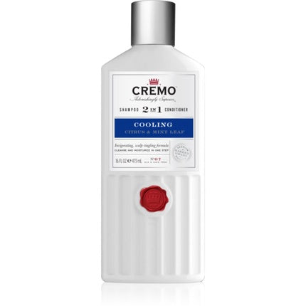 Șampon & Balsam 2 în 1, Cremo, Citrus & Mint Leaf, 473 ml