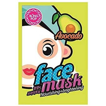 Masca facială Bling Pop cu avocado - 186g