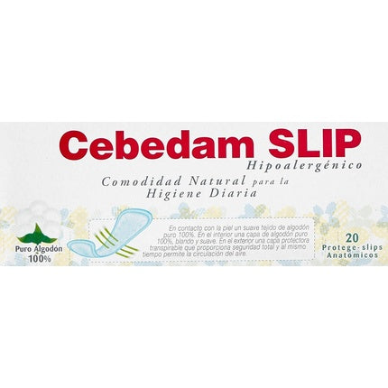 Slip Cebedam din bumbac alb - 20 unități