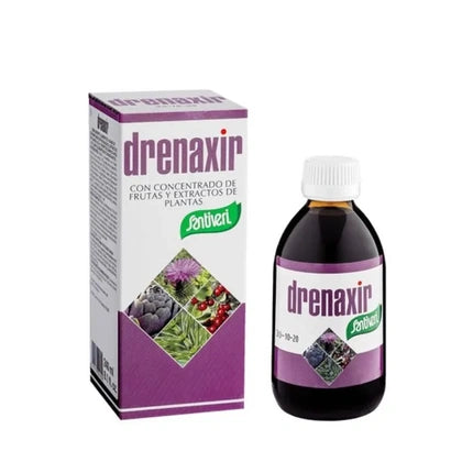 Santiveri Drenaxir, Sirop pentru detoxifiere, 240ml, cu extracte de plante