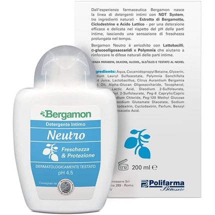 Gel intim Polifarma Benessere Bergamon Neutro 200ml