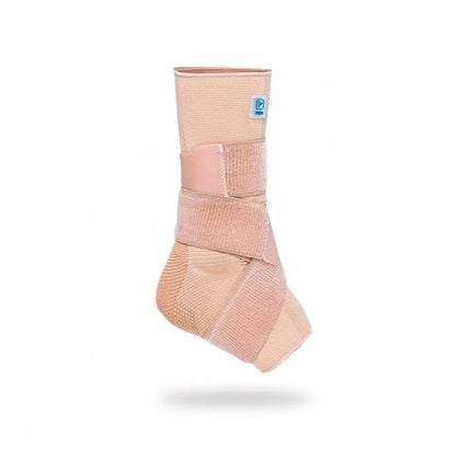 Branț elastic pentru gleznă, Prim, 8 Ts, culoare bej, pad de silicon