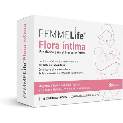 Supliment intim FemmeLife Flora, 15 tablete