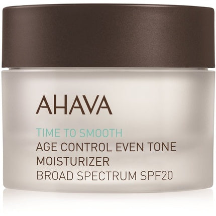 Cremă de zi Ahava Time To Smooth, SPF 20, 50 ml