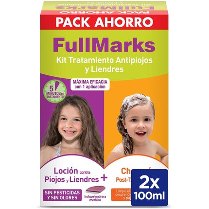Șampon și Loțiune Full Marks, tratament păduchi, 100ml, 150ml