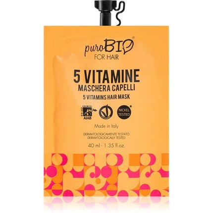 Masca de păr Purobio Cosmetics 5 Vitamins, 40 ml