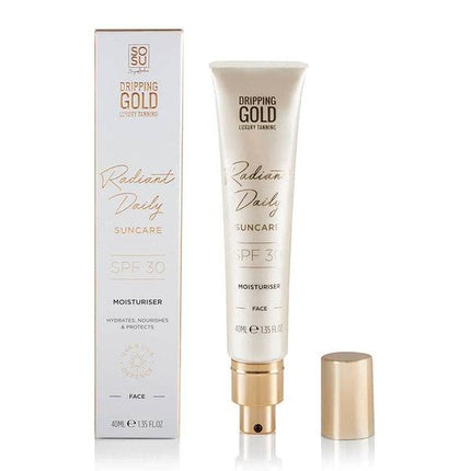 Crema facială cu protecție solară Dripping Gold Radiant Daily SPF 30, 40 ml