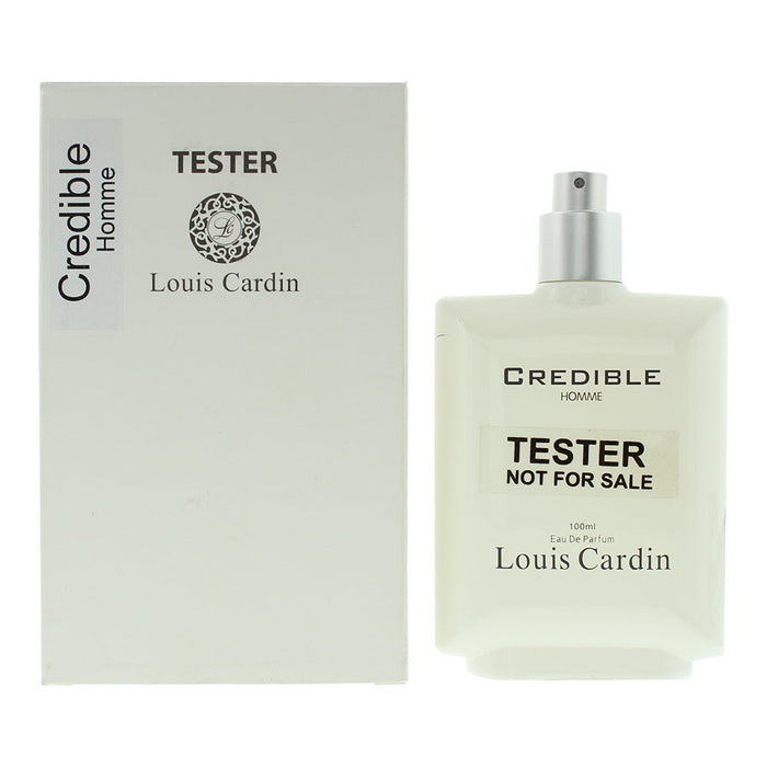 Apă de parfum Louis Cardin Credible Homme, pentru bărbați, 100 ml, tester