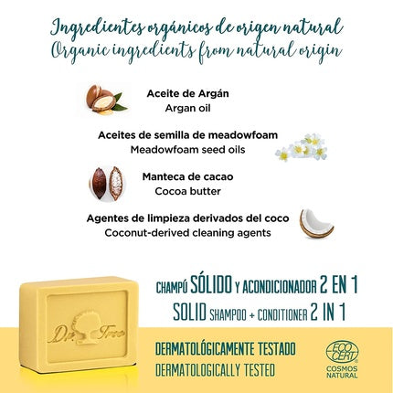 Șampon solid 2 în 1 Dr. Tree, 75g