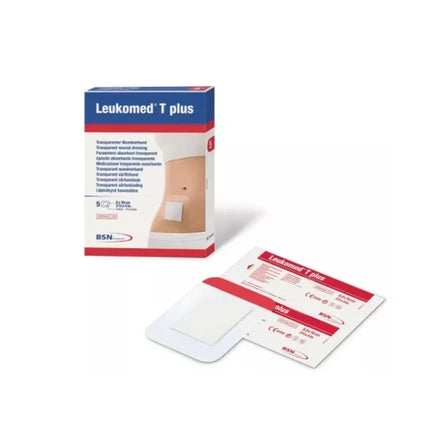 Plastru Medical, BSN Medical, Leukomed T Plus, 10x25cm, alb, ambalaj de 5 buc