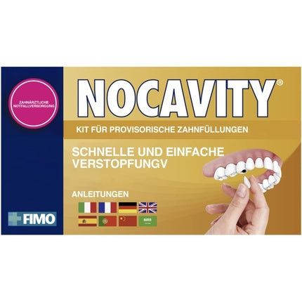 Ciment Dentar, Nocavity, Set Umplere Temporară, Bej