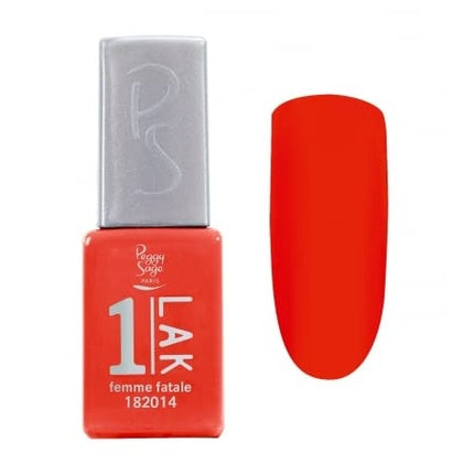 Gel Polish Peggy Sage One-Lak Femme Fatale, roșu mat, 5ml
